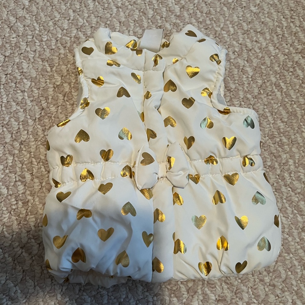 Baby girls puffer vest